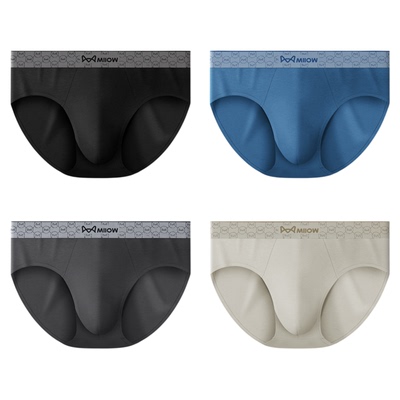 猫人男士三角内裤纯棉大码短裤头