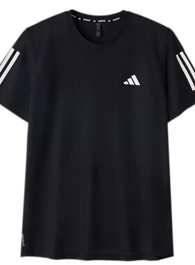 幸运叶子|Adidas阿迪达斯快干短袖T恤男装季新品运动休闲透气半袖