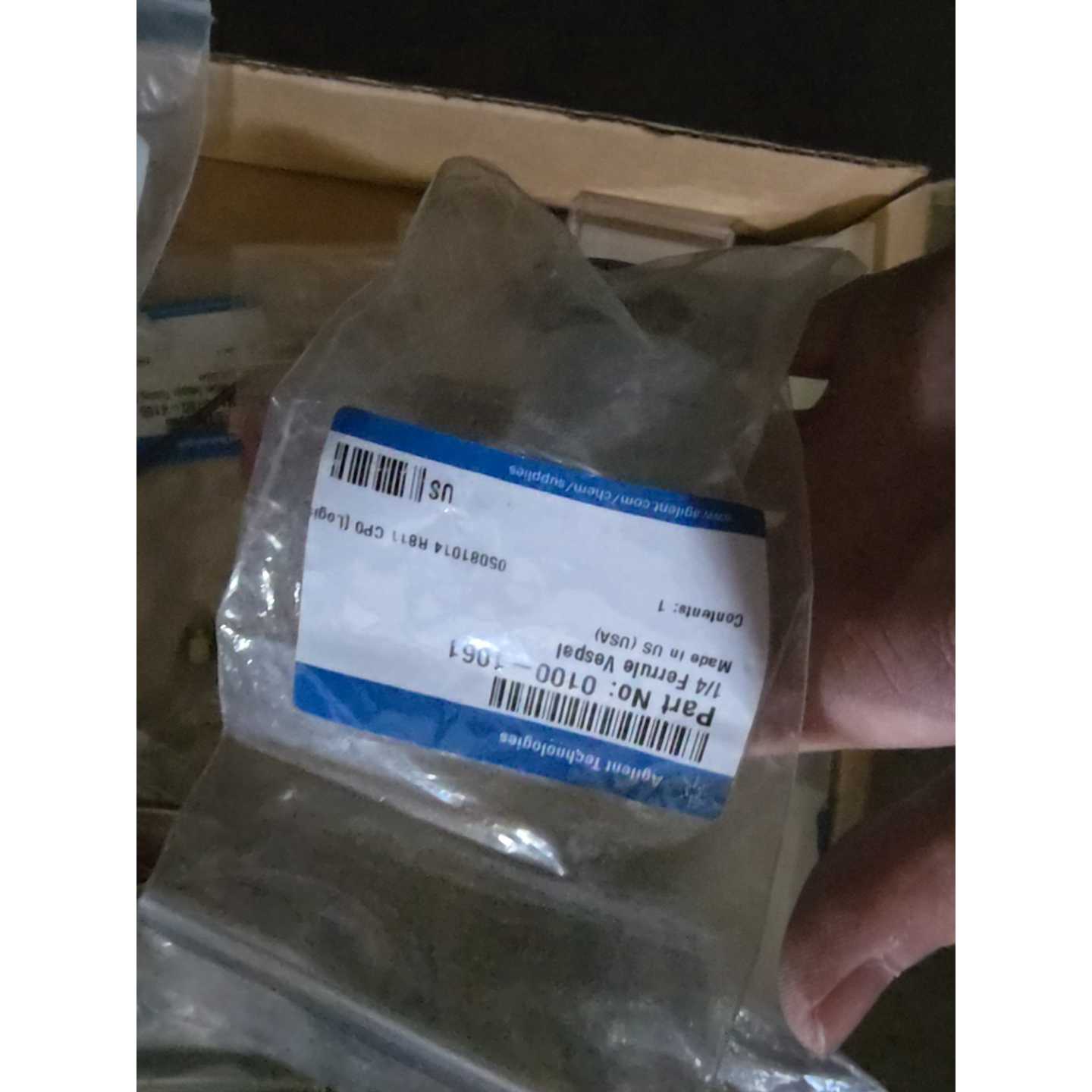 安捷伦原装配件14密封垫型号01001061美国原图片