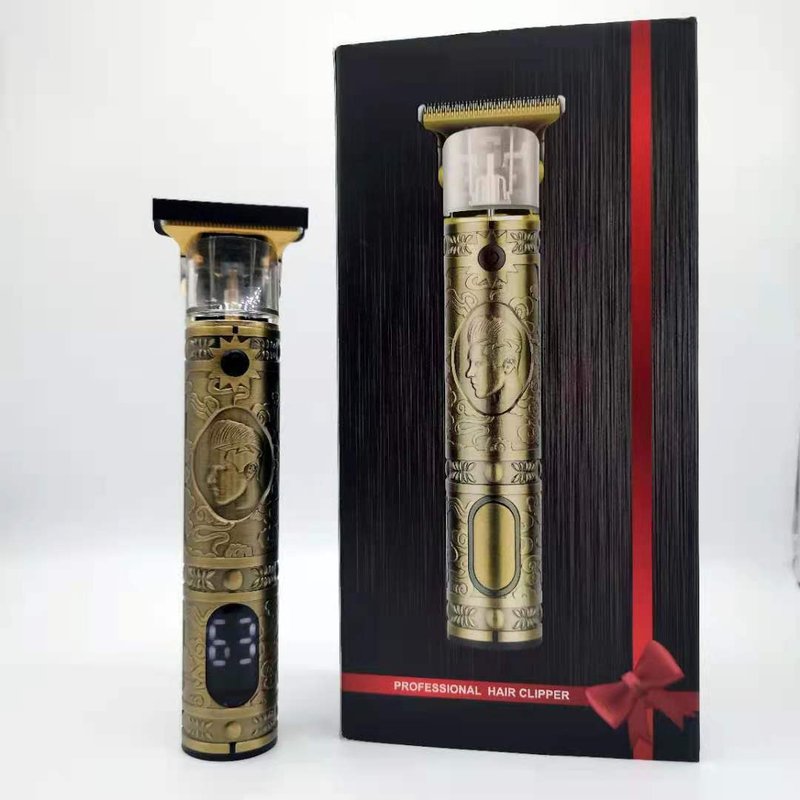 跨境专用家用电动理发器剃光头推雕刻充电式复古头剪电电推子油