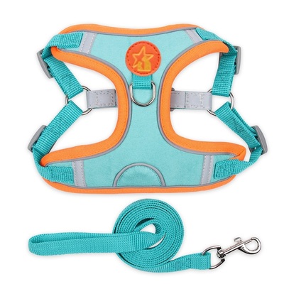 背心式狗牵引绳反光背带