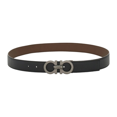 [新年礼物]FERRAGAMO菲拉格慕男士双面可调式Gancini皮带3CM宽