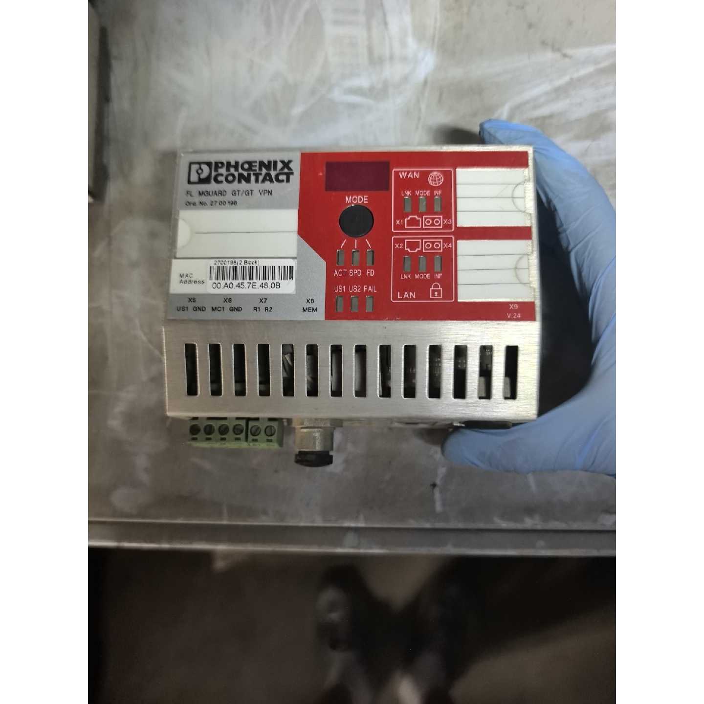 菲尼克斯工业路由器FLMGURAD 2700198正常拆机实