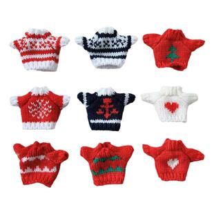 未定娃衣13cm掌门狗修狗棉花娃娃衣服8分bjd配饰玩具公仔毛衣玩偶