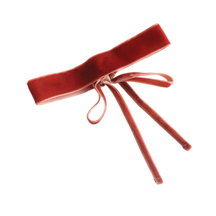 颈带酒红墨绿色天鹅绒项链遮颈纹脖子装饰品女choker复古百搭现货