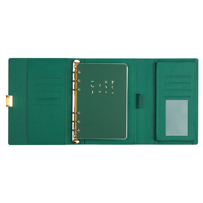 高档商务皮面可拆卸活页本定制