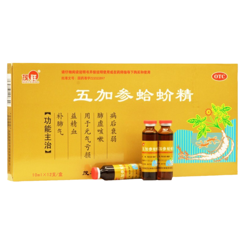 【茂祥】五加参蛤蚧精10ml*12/支