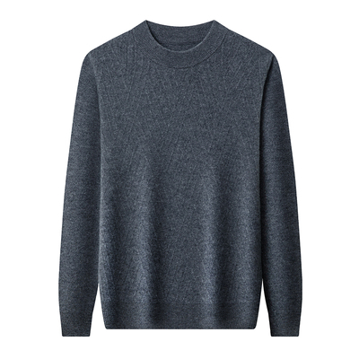 皮尔卡丹男半高领羊绒衫加厚大码