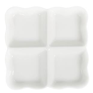 白色骨瓷餐具饭店创意陶瓷家用餐厅酒店沙拉碗凉菜拼盘异形冷菜盘