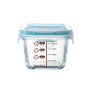 宝宝辅食盒可蒸煮微波炉加热玻璃保鲜盒婴儿迷你小饭盒分装便当碗