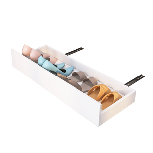 踢脚抽屉鞋柜入户柜下方底部多功能家用收纳托盘抽拉反弹滑轨鞋架