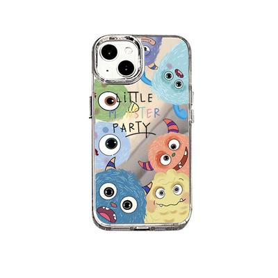 胜壳苹果手机壳镜面卡通小怪兽