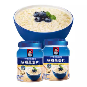 桂格快煮纯燕麦片1000g原味！