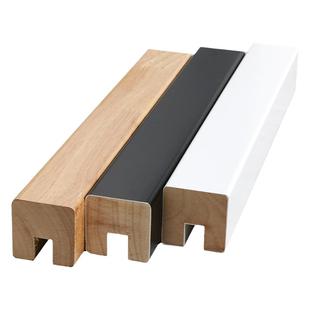 实木楼梯扶手护栏室内家用玻璃复式别墅栏杆轻奢网红极简卡槽扶手