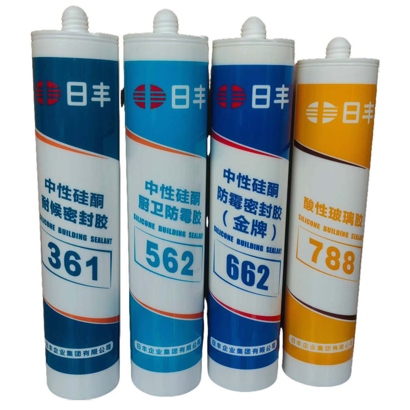 【整箱批发】日丰562防霉玻璃玻璃胶