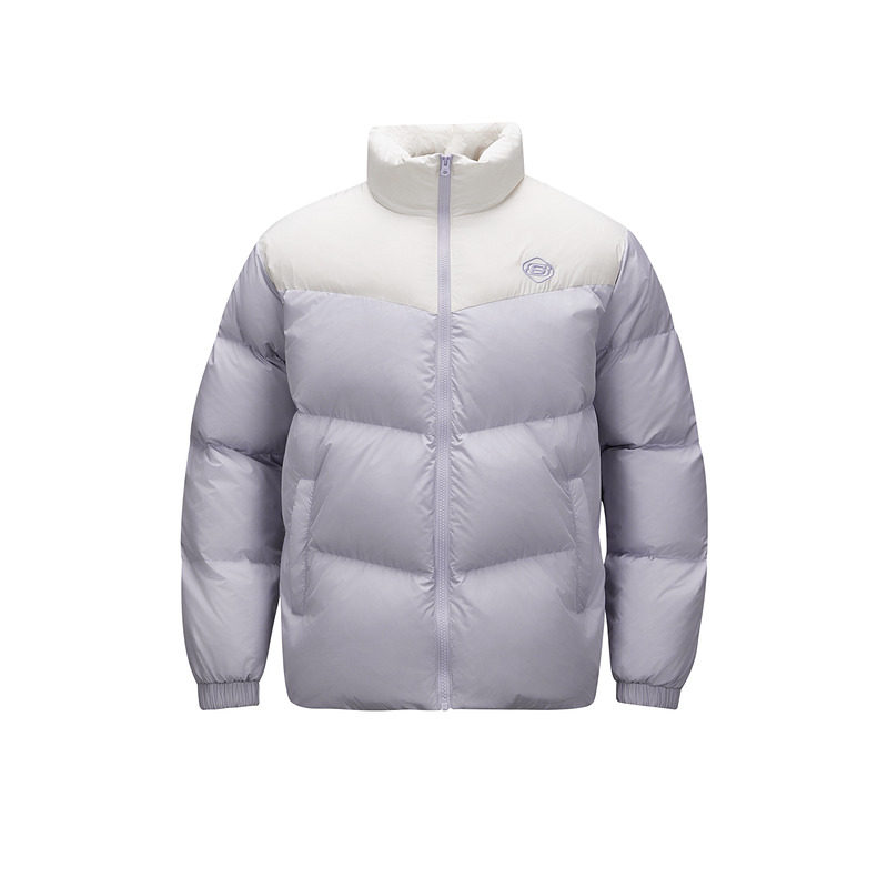 斯凯奇冬季新款男女同款立领面包羽绒服加厚保暖百搭时尚宽松外套