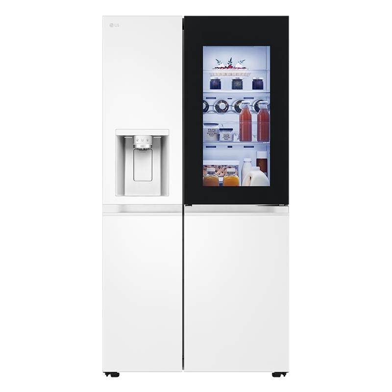 LG628L敲一敲门中门自动制冰冰箱