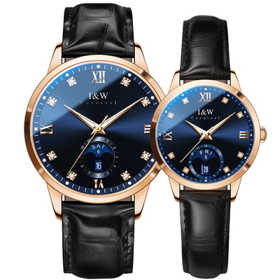 送老婆礼物情侣轻奢月相机械表