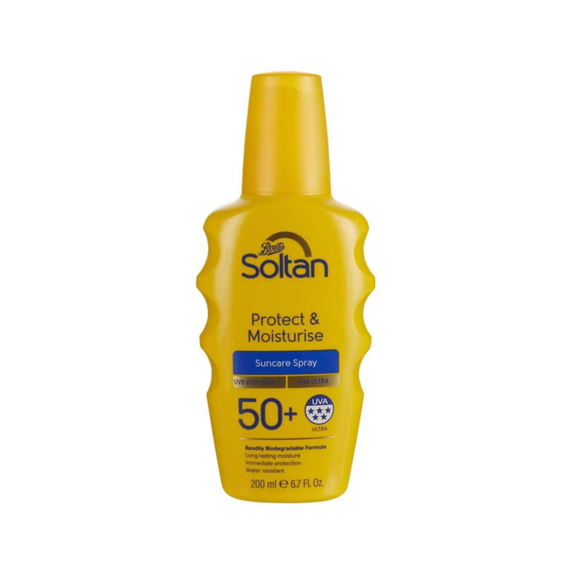 BOOTS防晒喷雾SPF50+保湿防水