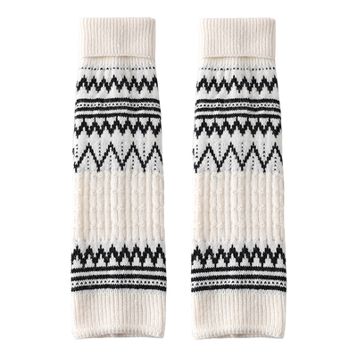 【爆卖正品】针织灰色袜套女秋冬