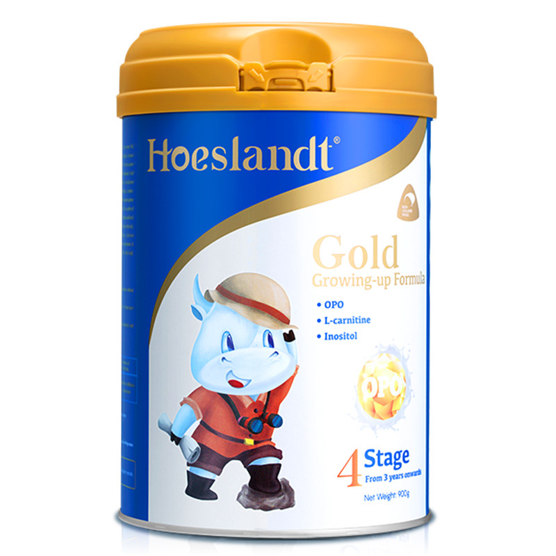 Hoeslandt荷仕兰儿童成长配方奶粉4段学生新西兰原装进口3岁以上