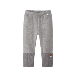 [抗菌远红外]女童打底裤秋冬宝宝加绒保暖大童洋气裤子儿童长裤冬