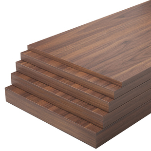 桌面板定制木板隔板电脑桌吧台板面板免漆板长方形单独台面桌板