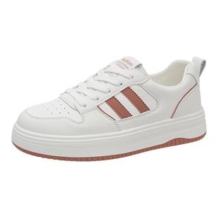 真皮小白鞋女款2025新款秋冬通勤爆款百搭平底运动休闲板鞋小码34