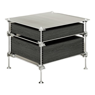 长物造物|匝的床边柜 中古实木边几包豪斯茶几卧室床头柜设计款