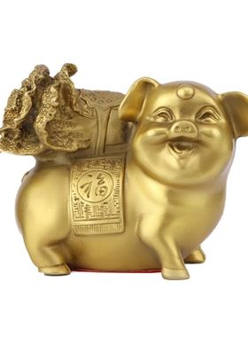 铜猪摆件招财生肖猪百财福猪金猪