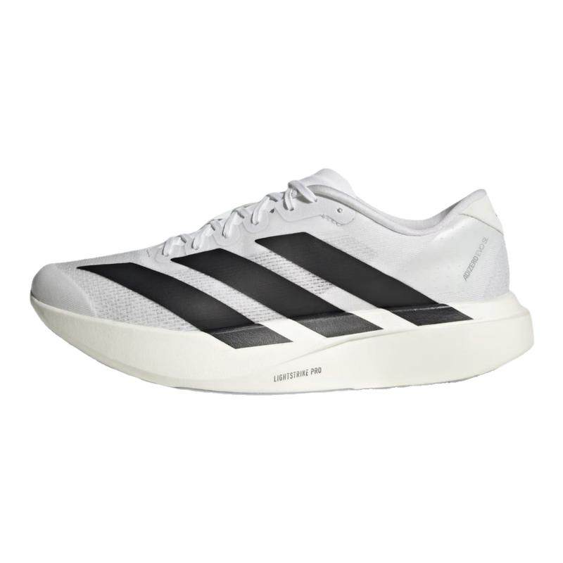 乐积运动 Adidas Adizero EVO SL 白黑马拉松竞速跑步鞋 JH6206