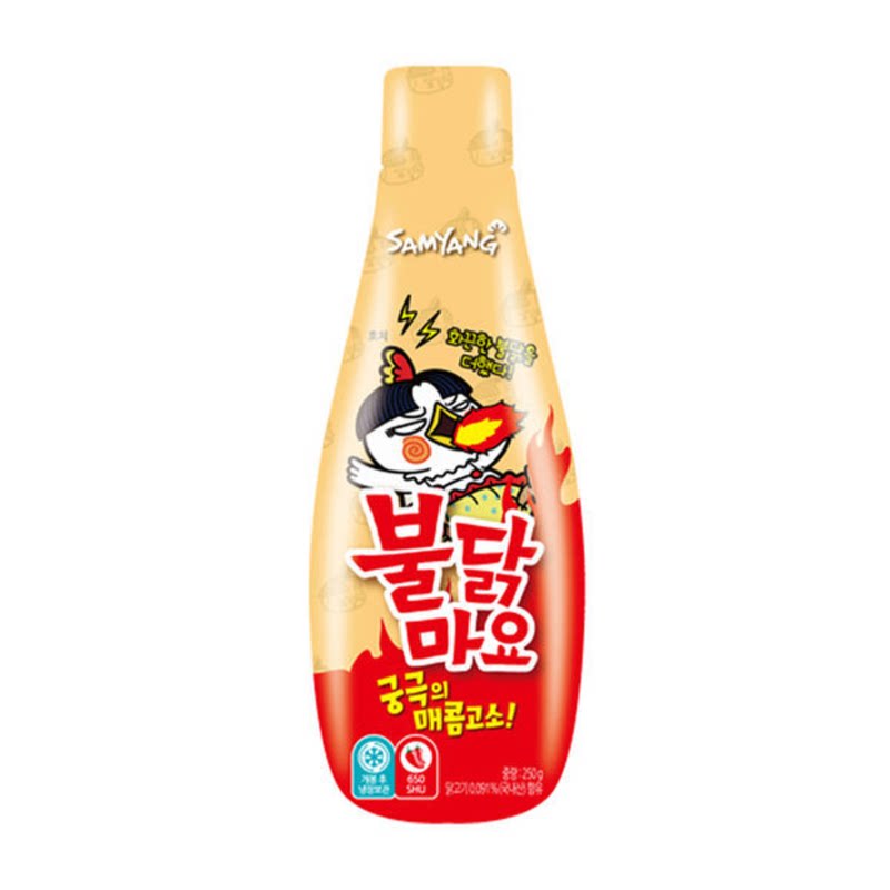 三养韩国辣鸡辣蛋黄酱250g韩式风味火鸡面拌面酱家用商用辣酱进口