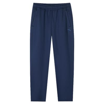 安踏加绒保暖针织长裤直筒裤男款