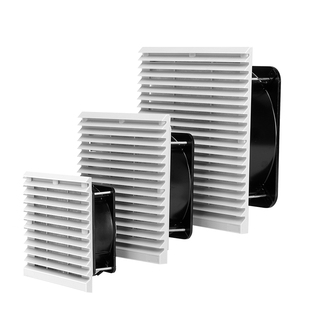 威驰工业机柜散热风扇220V通风过滤网配电箱控制柜电柜风机百叶窗