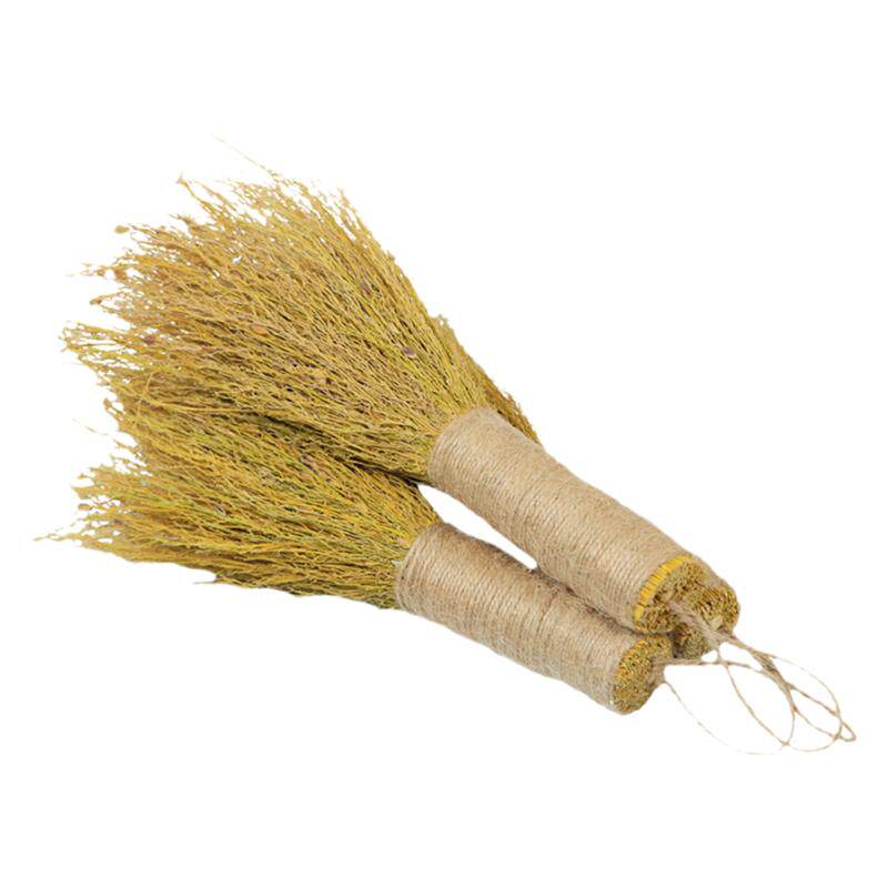 稻草锅刷洗碗小毛刷手工编织禾杆草原材刷子扫灰尘扫面厨房刷锅帚