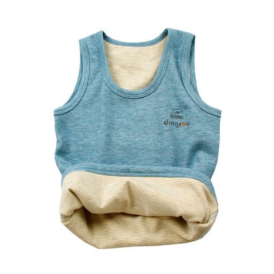 儿童保暖背心蚕丝棉打底马甲外穿