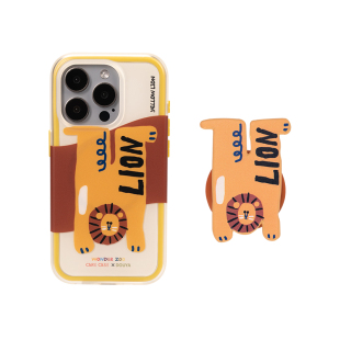 CARECASE 趴趴狮子二合一磁吸磨砂手机壳 适用于苹果iPhone17 16 15 14 13 Pro Max 原创设计 可爱卡通有趣