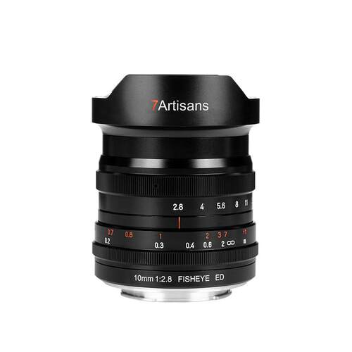 七工匠10mm f2.8二代全画幅广角鱼眼镜头适用A7C2索尼康Z89佳能R