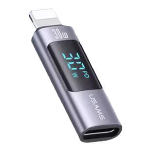 优胜仕苹果数显转接头适用苹果15充电线转换器iPhone15promax手机转接头lightning转typec数据c接口lighting
