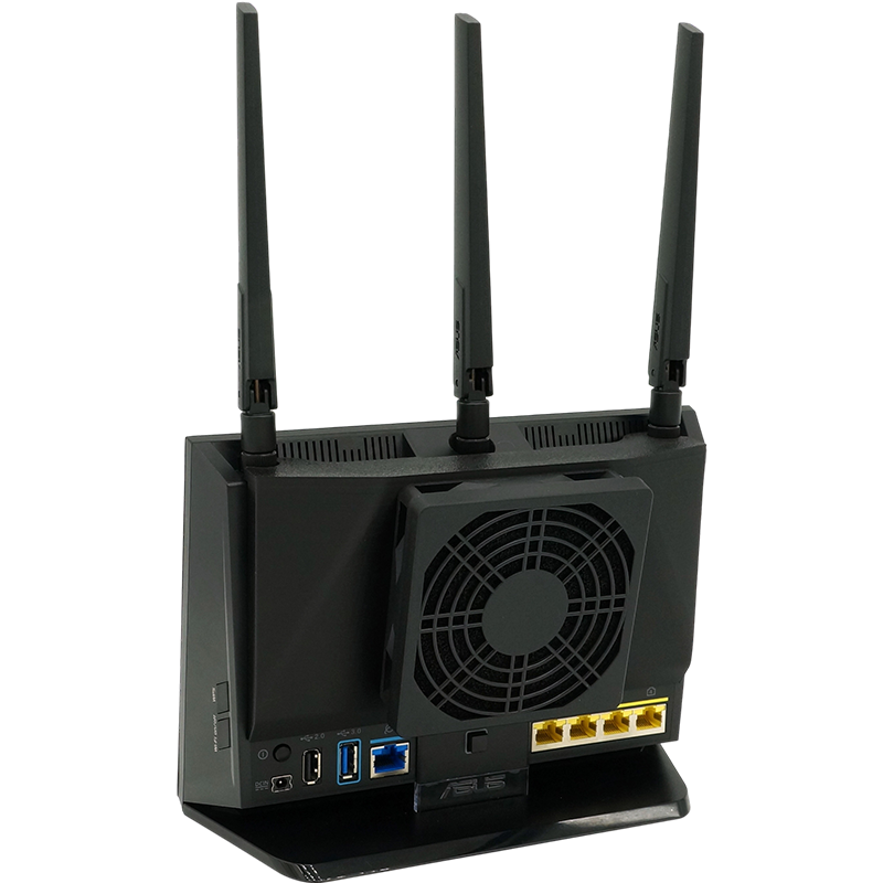 适用华硕AC86U AC68U ac1900p/85p路由散热器 静音风扇防尘大风量