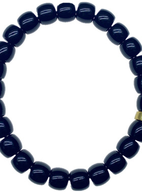 天然巴西黑玛瑙手串手链女