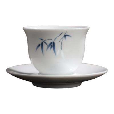 玲珑瓷虎年节节高富玉茶具