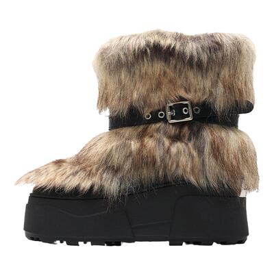 达芙妮lab方糖系列毛绒月球靴