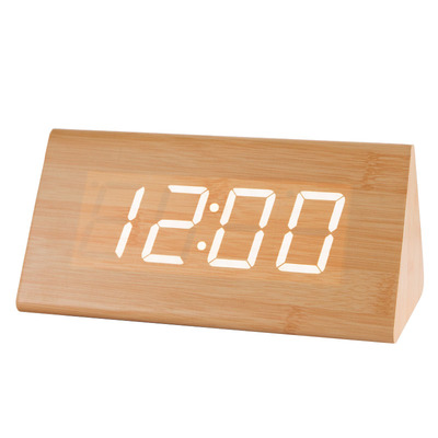 闹钟创意夜光静音电子钟家用座钟