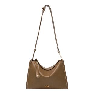 百思图包包女士2026新款女包斜挎包女通勤大容量单肩波士顿枕头包