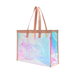 大容量炫彩游泳包防水干湿分离托特包沙滩收纳袋单肩包健身收纳包