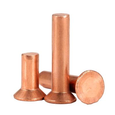 紫铜沉头铆钉平头敲击式