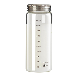 豆浆杯耐高温玻璃学生便携可微波牛奶杯子家用酸奶刻度杯密封水瓶