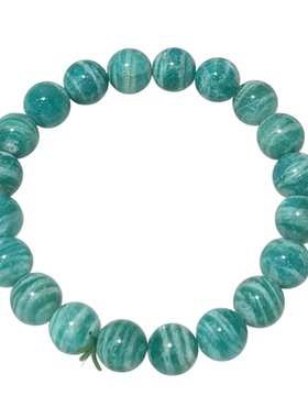 天然斑马纹天河石手串时尚小清新