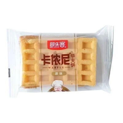 回头客华夫饼整箱软面包营养早餐满格华夫饼面包蛋糕点心零食小吃